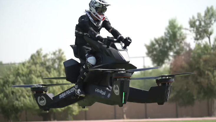 Dubai police hoverbike